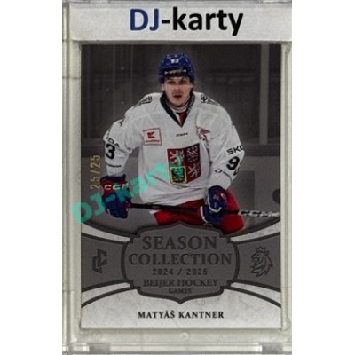 2024/25 LC Repre serie 2 #BHG-22 Matyáš Kantner Beijer Hockey Games 2025 Platinum xx/25