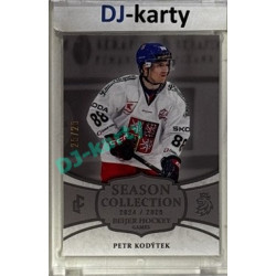 2024/25 LC Repre serie 2 #BHG-21 Petr Kodýtek Beijer Hockey Games 2025 Platinum xx/25