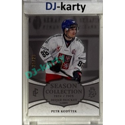2024/25 LC Repre serie 2 #BHG-21 Petr Kodýtek Beijer Hockey Games 2025 Platinum xx/25