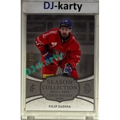 2024/25 LC Repre serie 2 #CHG-16 Filip Zadina Czech Hockey games 2025 Platinum xx/25