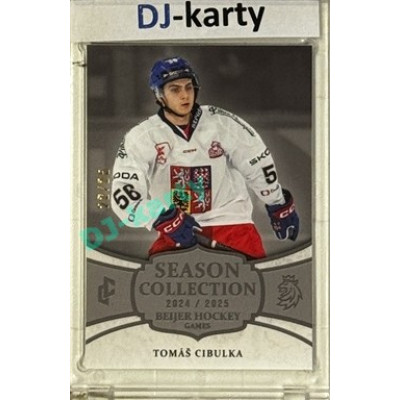 2024/25 LC Repre serie 2 #BHG-05 Tomáš Cibulka Beijer Hockey Games 2025 Platinum xx/25