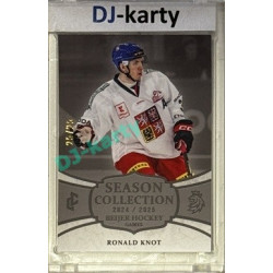 2024/25 LC Repre serie 2 #BHG-01 Ronald Knot Beijer Hockey Games 2025 Platinum xx/25