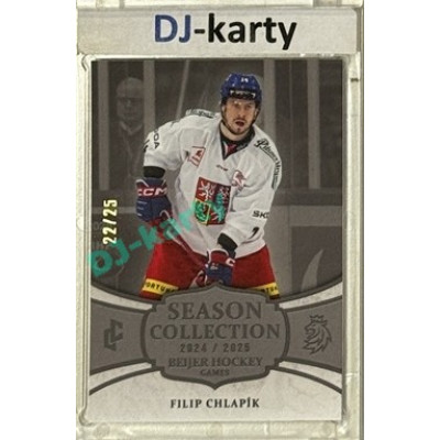 2024/25 LC Repre serie 2 #BHG-14 Filip Chlapík Beijer Hockey Games 2025 Platinum xx/25