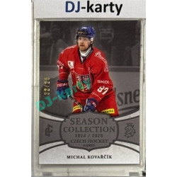 2024/25 LC Repre serie 2 #CHG-24 Michal Kovařčík Czech Hockey games 2025 Platinum xx/25