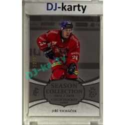 2024/25 LC Repre serie 2 #CHG-06 Jiří Ticháček Czech Hockey games 2025 Platinum xx/25