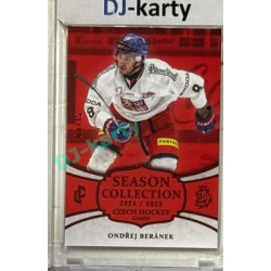 2024/25 LC Repre serie 2 #CHG-12 Ondřej Beránek Czech Hockey games 2025 Season Collection Red xx/15