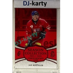 2024/25 LC Repre serie 2 #CHG-07 Jan Košťálek Czech Hockey games 2025 Season Collection Red xx/15