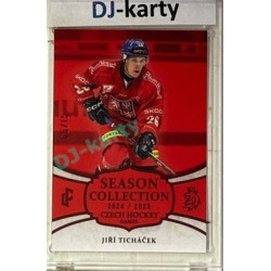 2024/25 LC Repre serie 2 #CHG-06 Jiří Ticháček Czech Hockey games 2025 Season Collection Red xx/15