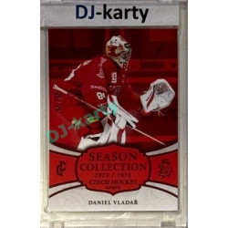 2024/25 LC Repre serie 2 #CHG-31 Daniel Vladař Czech Hockey games 2025 Season Collection Red xx/15