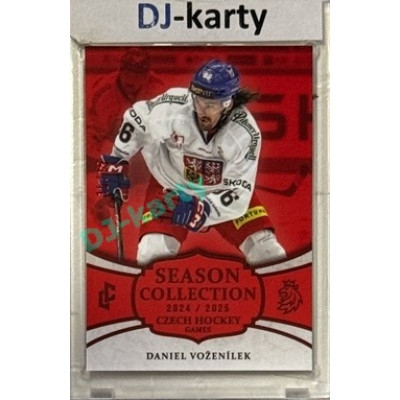 2024/25 LC Repre serie 2 #CHG-29 Daniel Voženílek Czech Hockey games 2025 Season Collection Red xx/15