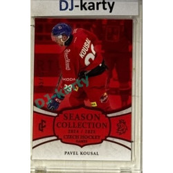 2024/25 LC Repre serie 2 #CHG-19 Pavel Kousal Czech Hockey games 2025 Season Collection Red xx/15