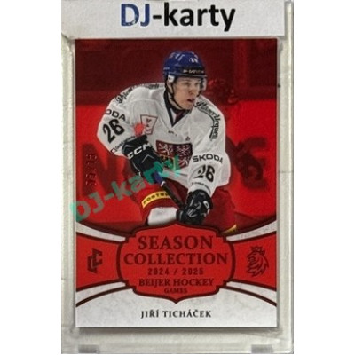 2024/25 LC Repre serie 2 #BHG-03 Jiří Ticháček Beijer Hockey Games 2025 Season Collection Red xx/15