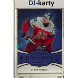 2024/25 LC Repre serie 2 #WCH-05 Jakub Krejčík IIHF World Championship 2025 Season Collection Blue 10/10