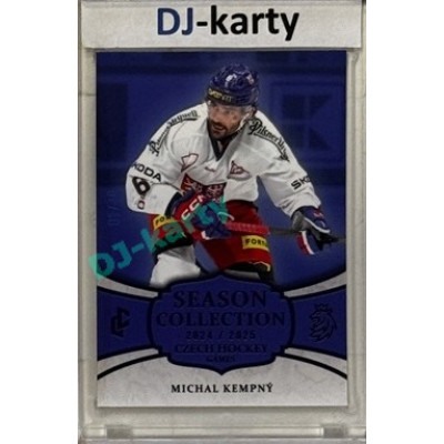 2024/25 LC Repre serie 2 #CHG-01 Michal Kempný Czech Hockey games 2025 Season Collection Blue 01/10
