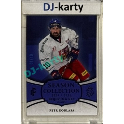 2024/25 LC Repre serie 2 #BHG-13 Petr Koblasa Beijer Hockey Games 2025 Season Collection Blue 01/10