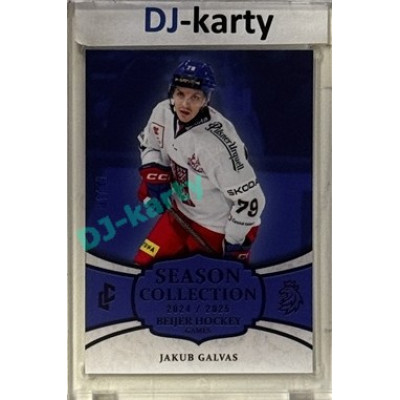 2024/25 LC Repre serie 2 #BHG-08 Jakub Galvas Beijer Hockey Games 2025 Season Collection Blue 01/10