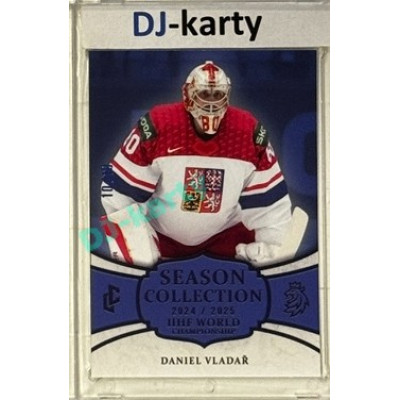 2024/25 LC Repre serie 2 #WCH-24 Daniel Vladař IIHF World Championship 2025 Season Collection Blue 10/10