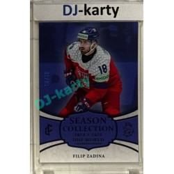 2024/25 LC Repre serie 2 #WCH-11 Filip Zadina IIHF World Championship 2025 Season Collection Blue 10/10