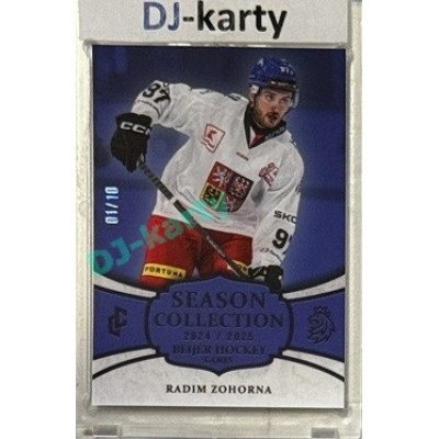 2024/25 LC Repre serie 2 #BHG-23 Radim Zohorna Beijer Hockey Games 2025 Season Collection Blue 01/10