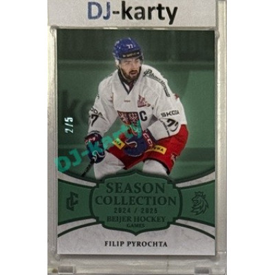 2024/25 LC Repre serie 2 #BHG-09 Filip Pyrochta Beijer Hockey Games 2025 Season Collection Turquoise 2/5