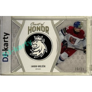 2024/25 LC Repre serie 2 #COH-04 Jakub Krejčík Crest of Honor Platinum 23/30