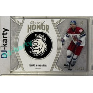 2024/25 LC Repre serie 2 #COH-05 Tomáš Kundrátek Crest of Honor Platinum 23/30