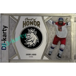 2024/25 LC Repre serie 2 #COH-13 Jakub Lauko Crest of Honor Platinum 23/30