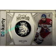 2024/25 LC Repre serie 2 #COH-14 Adam Klapka Crest of Honor Platinum 23/30