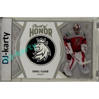 2024/25 LC Repre serie 2 #COH-30 Daniel Vladař Crest of Honor Platinum 23/30