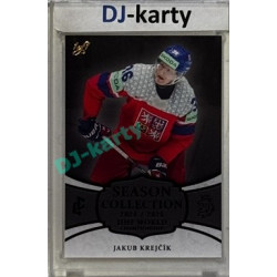 2024/25 LC Repre serie 2 #WCH-05 Jakub Krejčík IIHF World Championship 2025 Season Collection Black 1of1