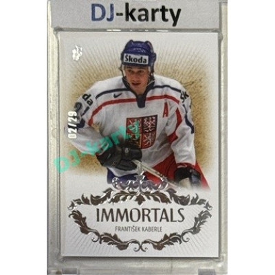 2024/25 LC Repre serie 2 #IM-37 František Kaberle Immortals Neon 02/29