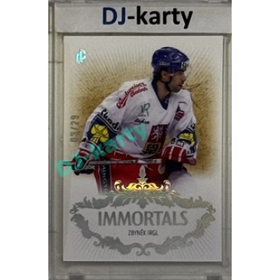 2024/25 LC Repre serie 2 #IM-30 Zbyněk Irgl Immortals Neon 03/29