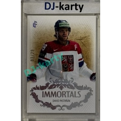 2024/25 LC Repre serie 2 #IM-27 David Pastrňák Immortals Neon 02/29