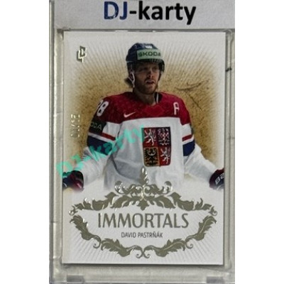 2024/25 LC Repre serie 2 #IM-27 David Pastrňák Immortals Platinum 01/15