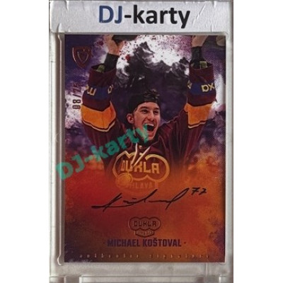 2025/26 Goal Cards Maxa liga #AS-25 Michael Koštoval Champions Signature 23/25