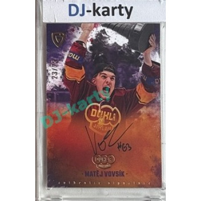 2025/26 Goal Cards Maxa liga #AS-21 Matěj Vovsík Champions Signature 01/25