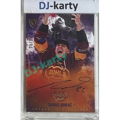 2025/26 Goal Cards Maxa liga #AS-03 Daniel Bukač Champions Signature 25/25