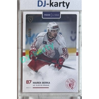 2025/26 Goal Cards Maxa liga #SLA-12 Marek Berka Parallel 01/10