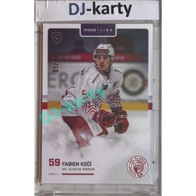 2025/26 Goal Cards Maxa liga #SLA-07 Fabien Kočí Parallel 01/10
