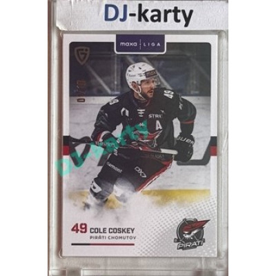 2025/26 Goal Cards Maxa liga #CHOM-09 Cole Coskey Parallel 01/10
