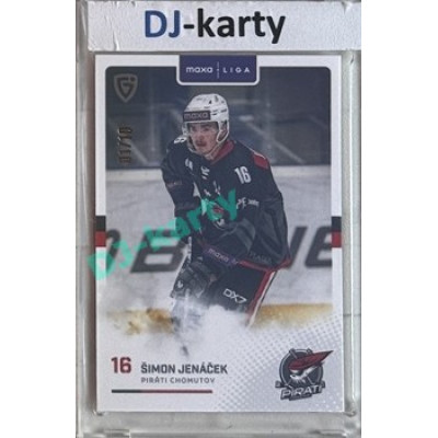 2025/26 Goal Cards Maxa liga #CHOM-04 Šimon Jenáček Parallel 01/10