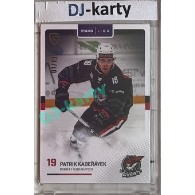 2025/26 Goal Cards Maxa liga #CHOM-03 Patrik Kadeřávek Parallel 01/10