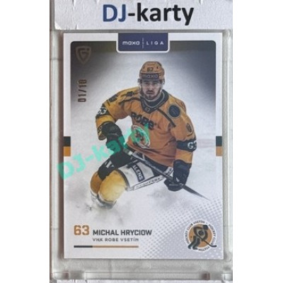 2025/26 Goal Cards Maxa liga #VSE-04 Michal Hryciow Parallel 01/10