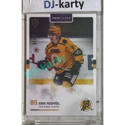 2025/26 Goal Cards Maxa liga #VSE-15 Erik Pospíšil Parallel 01/10