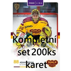 2025/26 Goal Cards Maxa liga kompletní set 200ks řadových karet
