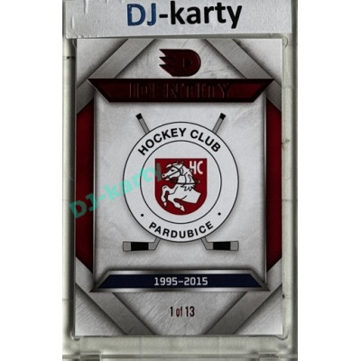 2024 Dynamo100 #008 Logo Identity 1995 - 2015 (variace log) Red 1of13