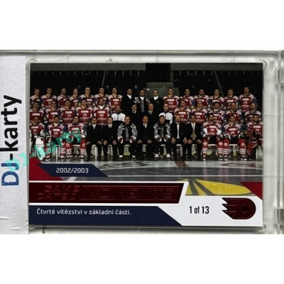 2024 Dynamo100 #065 Moments 2002/03 - vítěz zákaldní části, finále Red 1of13