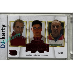 2024 Dynamo100 #056 DD trios Blažek – Petr Sýkora – Lubina Red 1of13