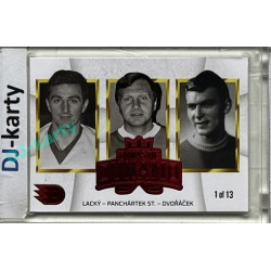 2024 Dynamo100 #052 DD trios Lacký – Panchártek st. – Dvořáček Red 1of13