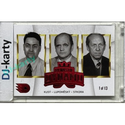 2024 Dynamo100 #047 DD trios Kusý – Lupoměstský – Jaroslav Sýkora Red 1of13
